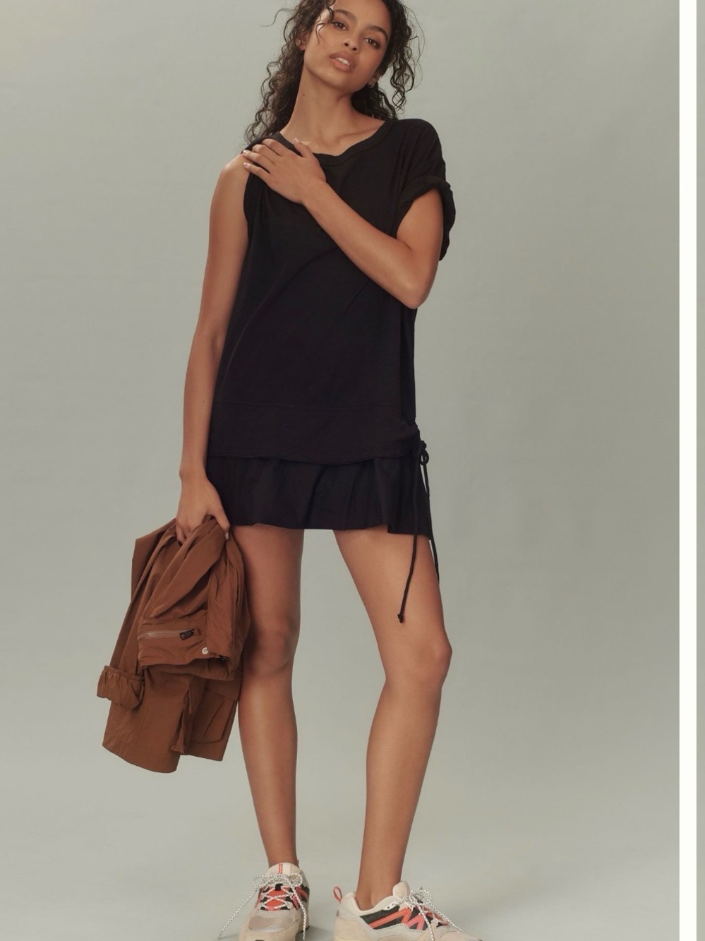 Daily Practice by Anthropologie Chill Out
Twofer Mini Dress